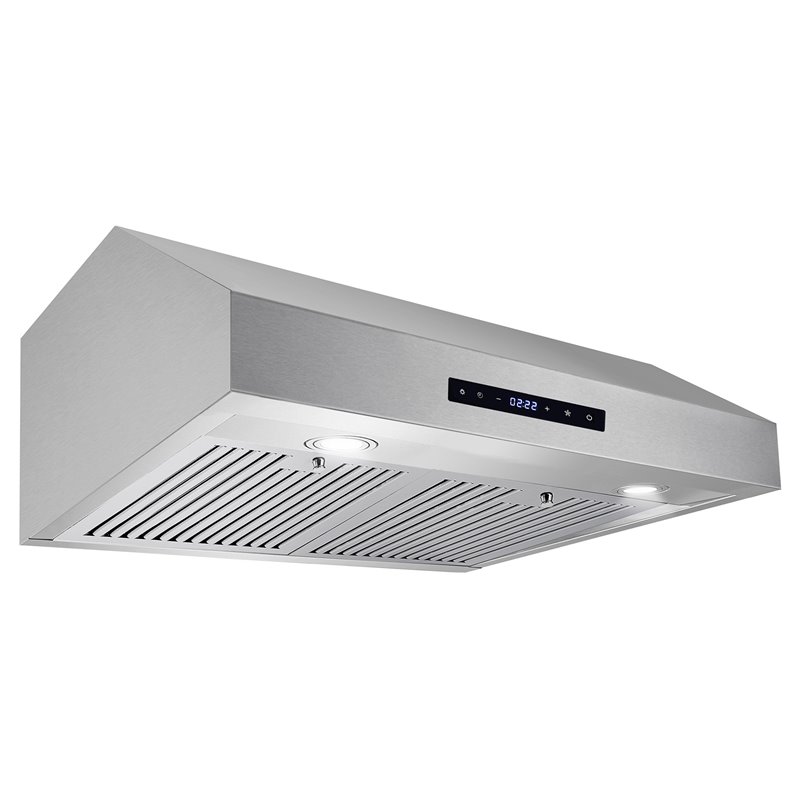 Cosmo 30" 380 CFM Ductless Under Range Hood in Stainless Steel