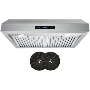 30 in. Haven Coll Ductless Under Cabinet Range Hood in Stainless Steel