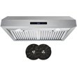 30 in. Haven Coll Ductless Under Cabinet Range Hood in Stainless Steel
