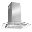 30 in. Vista Collection Ductless Wall Mount Range Hood in Stainless Steel