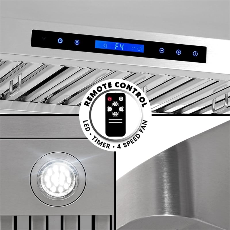 30 in. Haven Collection Ducted Under Cabinet Range Hood in Stainless Steel