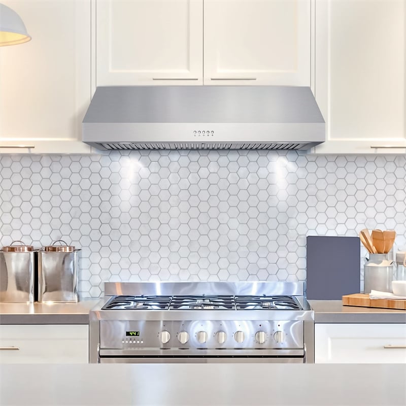 36 in. Haven Collection Ducted Under Cabinet Range Hood in Stainless Steel