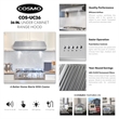 36 in. Haven Collection Ducted Under Cabinet Range Hood in Stainless Steel
