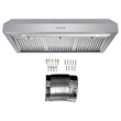 36 in. Haven Collection Ducted Under Cabinet Range Hood in Stainless Steel