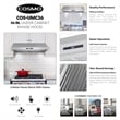 36 in. Haven Collection Ducted Under Cabinet Range Hood in Stainless Steel