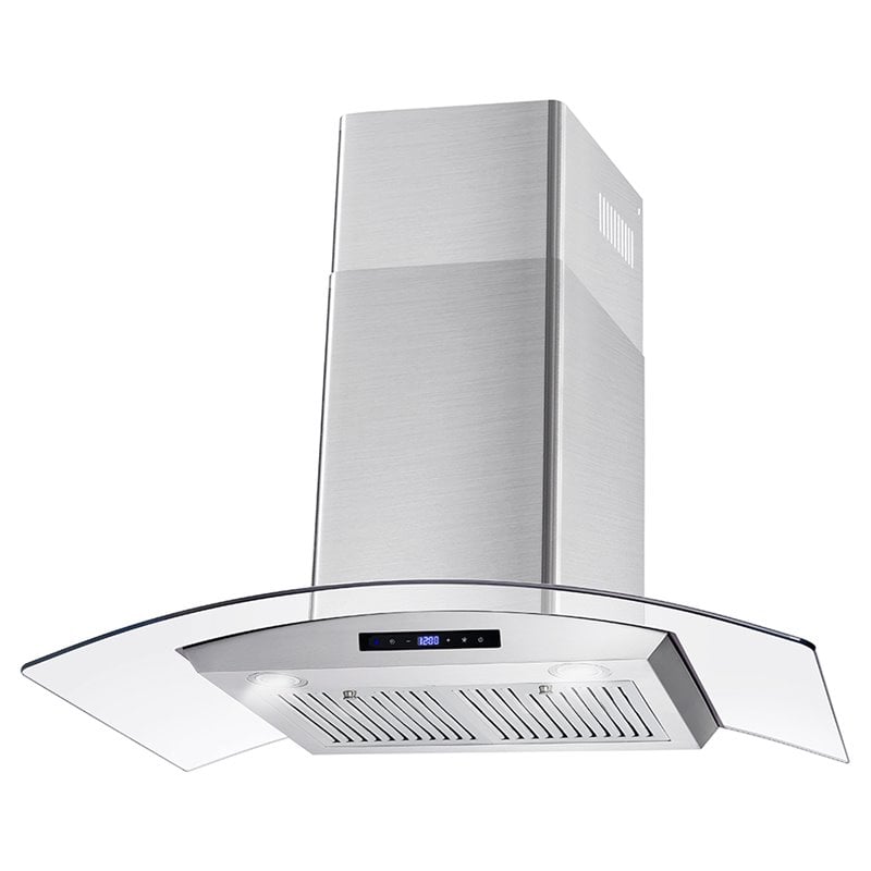 36 in. Vista Collection Ducted Wall Mount Range Hood in Stainless Steel