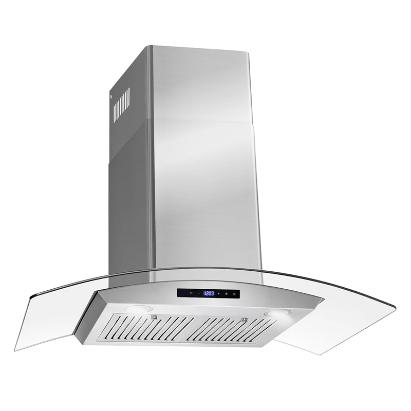 36 in. Vista Collection Ducted Wall Mount Range Hood in Stainless Steel