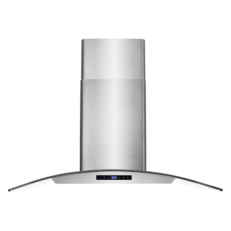 36 in. Vista Collection Ducted Wall Mount Range Hood in Stainless Steel