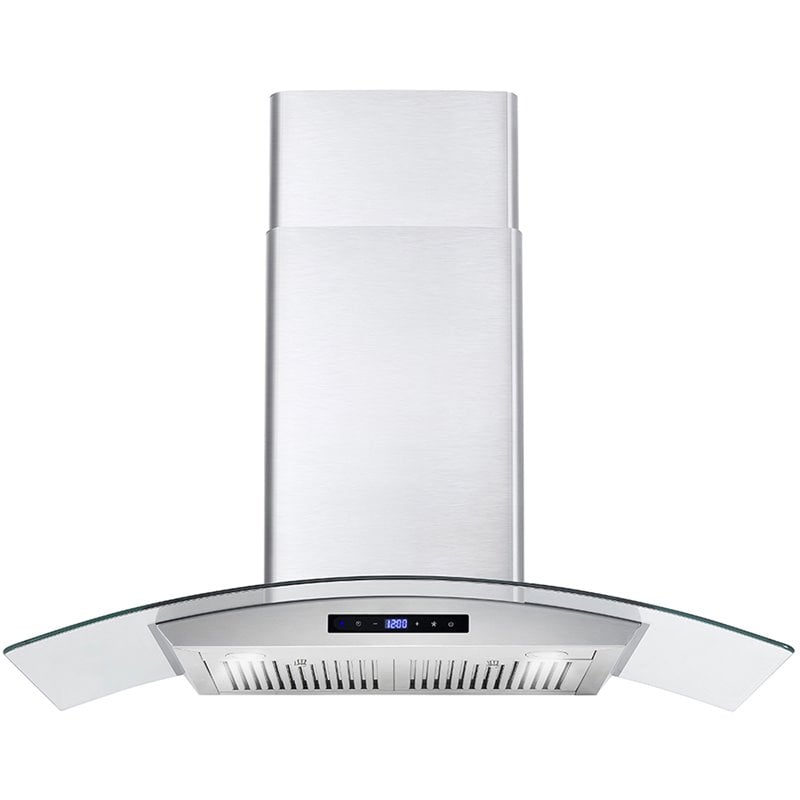 36 in. Vista Collection Ducted Wall Mount Range Hood in Stainless Steel