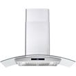 36 in. Vista Collection Ducted Wall Mount Range Hood in Stainless Steel
