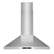 36 in. Lumin Collection Ductless Island Range Hood in Stainless Steel