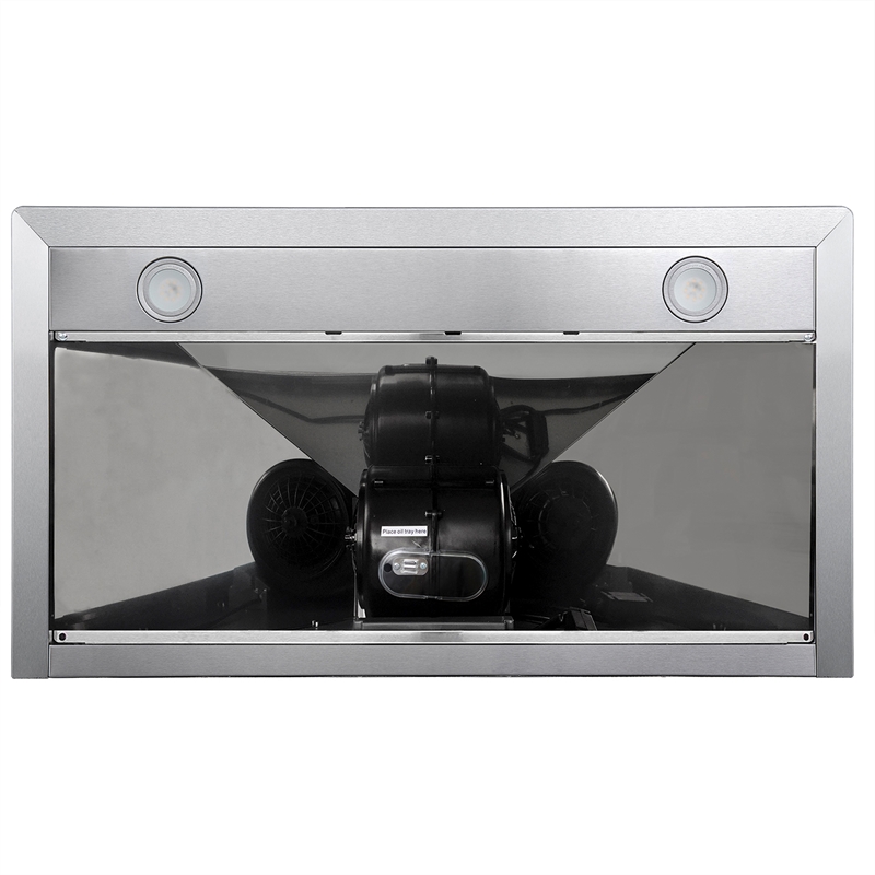 36 in. Vista Collection Ductless Wall Mount Range Hood in Stainless Steel