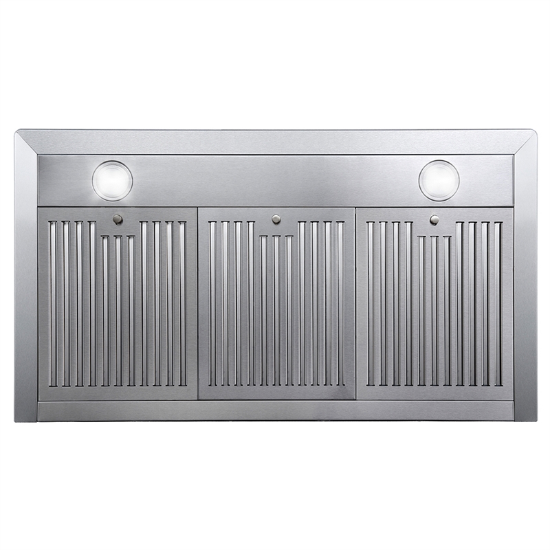 36 in. Vista Collection Ductless Wall Mount Range Hood in Stainless Steel