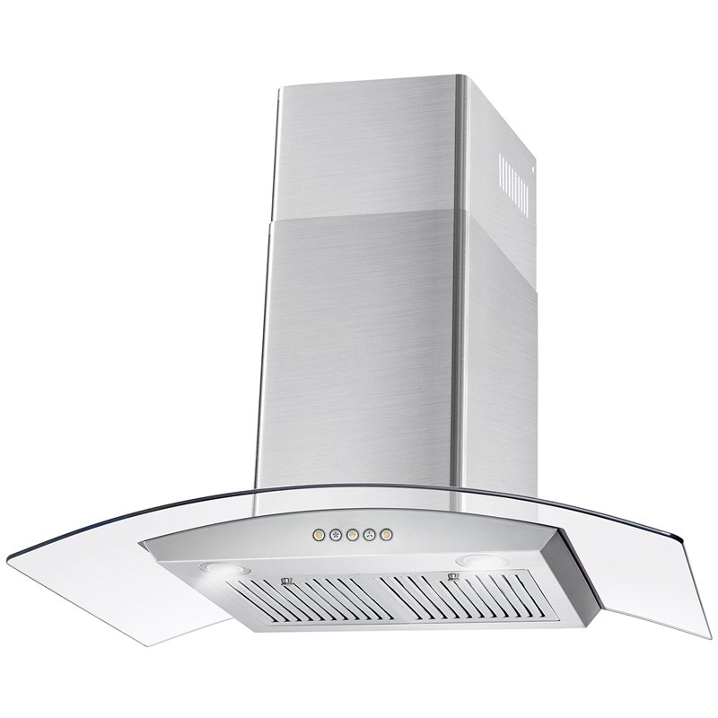 36 in. Vista Collection Ductless Wall Mount Range Hood in Stainless Steel