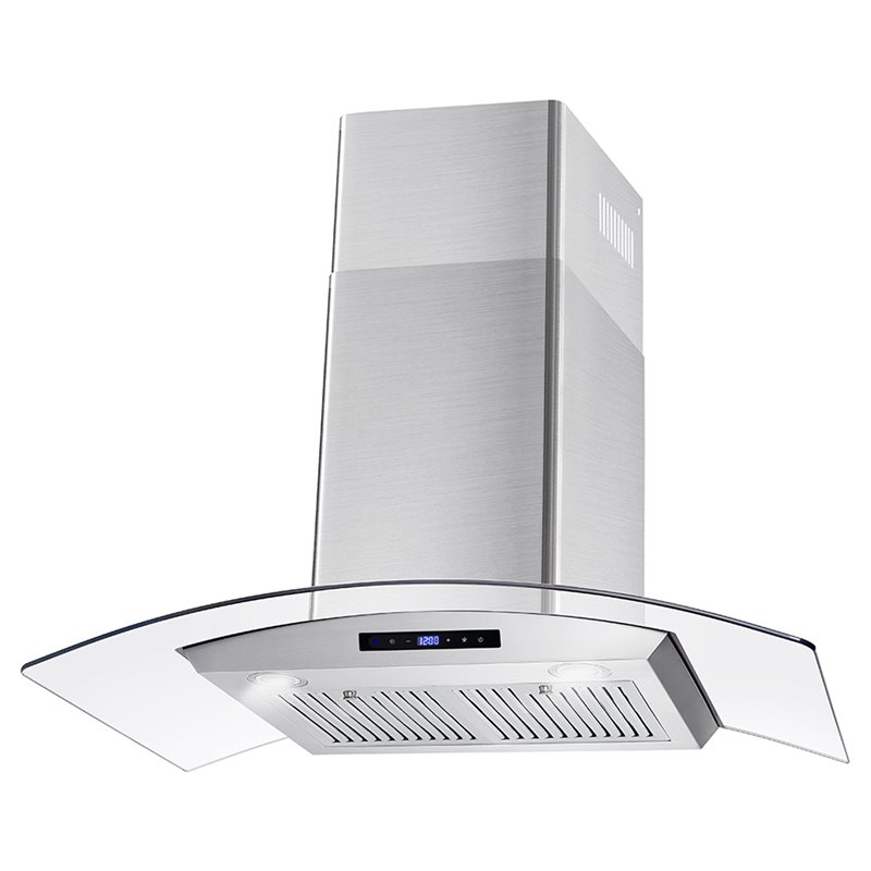 36 in. Vista Collection Ductless Wall Mount Range Hood in Stainless Steel