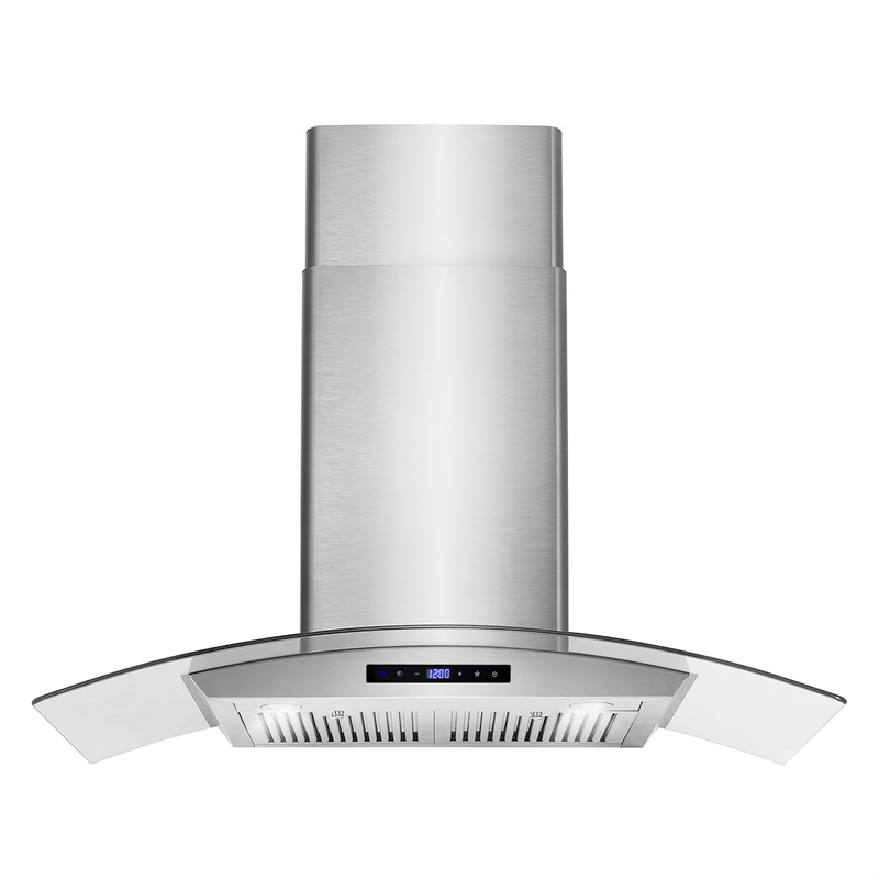 36 in. Vista Collection Ductless Wall Mount Range Hood in Stainless Steel
