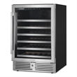Cosmo COS-24BIWCS 48-Bottle Single-Zone Stainless Steel Freestanding Wine Cooler