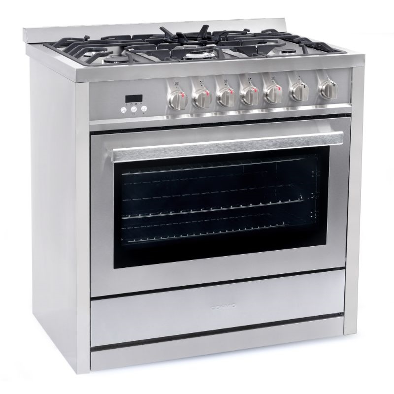 36 in. Nebula Collection 3.8 cu. ft. 5 Burners Gas Range- LP Kit