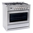 36 in. Nebula Collection 4.4 cu. ft. 5 Burners Gas Range- LP Kit