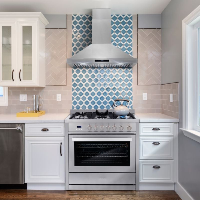 36 in. Nebula Collection 3.8 cu. ft. 5 Burners Gas Range- LP Kit