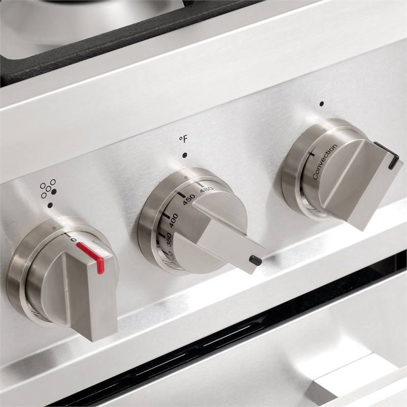 36 in. Nebula Collection 3.8 cu. ft. 5 Burner Gas Range - Propane Kit