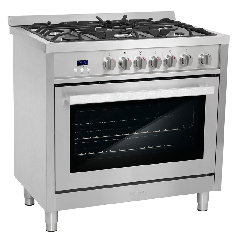 36 in. Nebula Collection 3.8 cu. ft. 5 Burner Gas Range - Propane Kit