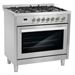 36 in. Nebula Collection 3.8 cu. ft. 5 Burner Gas Range - Propane Kit