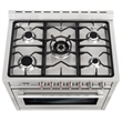 36 in. Nebula Collection 3.8 cu. ft. 5 Burner Gas Range - Propane Kit