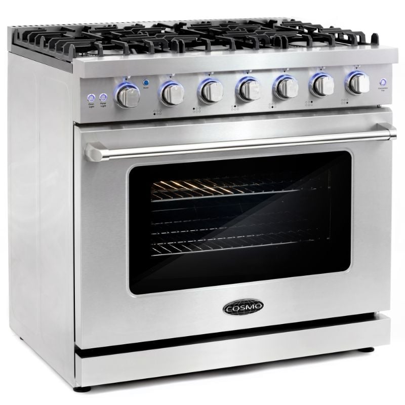 36 in. Haven Collection 6.0 cu. ft. 6 Burner Gas Range - Liquid Propane