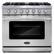 36 in. Haven Collection 6.0 cu. ft. 6 Burner Gas Range - Liquid Propane