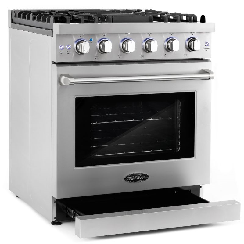 30 in. Haven Collection 4.8 cu. ft. 5 Sealed Burners Gas Range - Liquid Propane