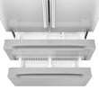 22.5 cu. ft. 4-Door French Door Refrigerator with Handles in Stainless Steel
