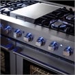 Cosmo COS-EPGR486G 48 in. Gas Range & Range Hood & Dishwasher & Refrigerator Set