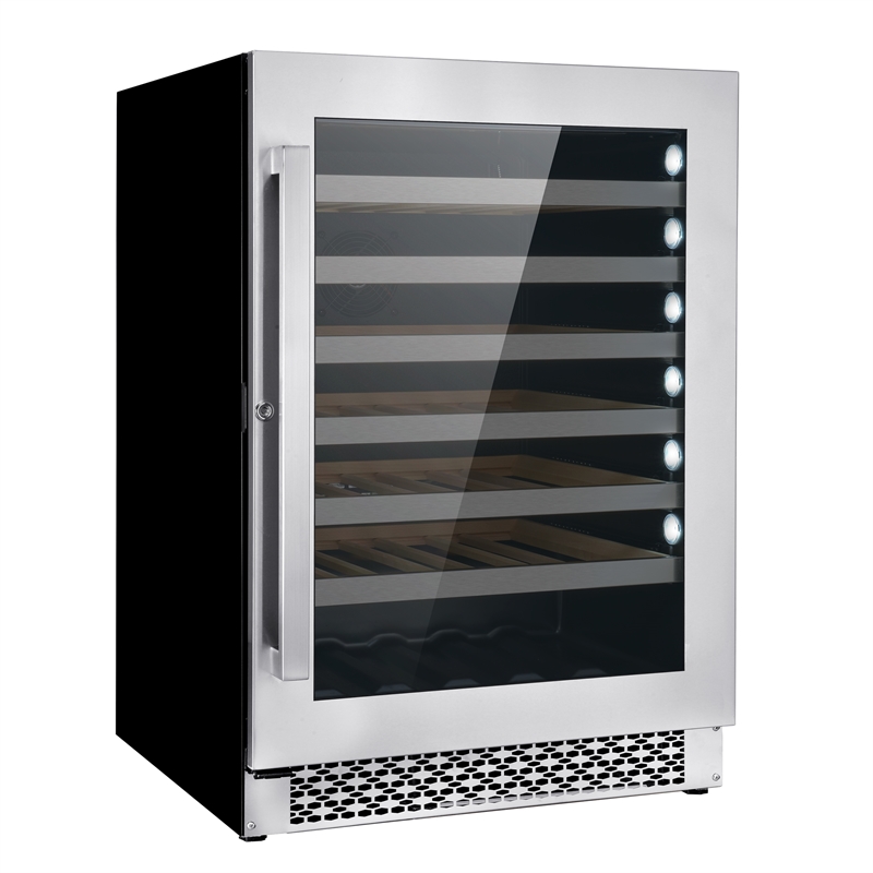 Cosmo 48 in. Gas Range & Hood & Dishwasher & Wine Cooler & Refrigerator Set