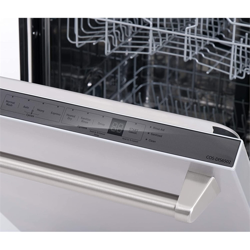 Cosmo 48 in. Gas Range & Hood & Dishwasher & Wine Cooler & Refrigerator Set
