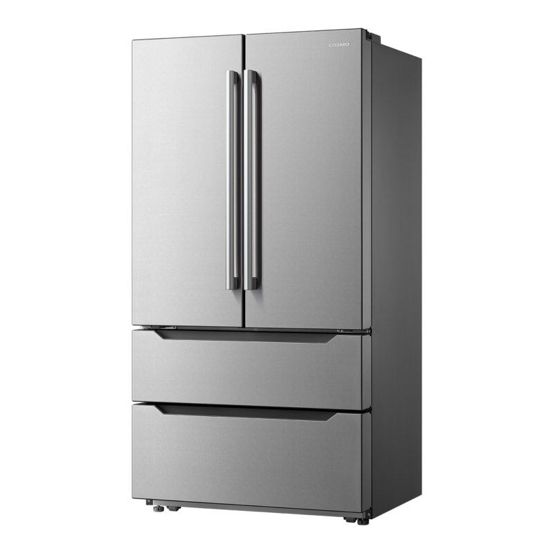 Cosmo 48 in. Gas Range & Dishwasher & Wine Cooler & Refrigerator Set - LP Kit