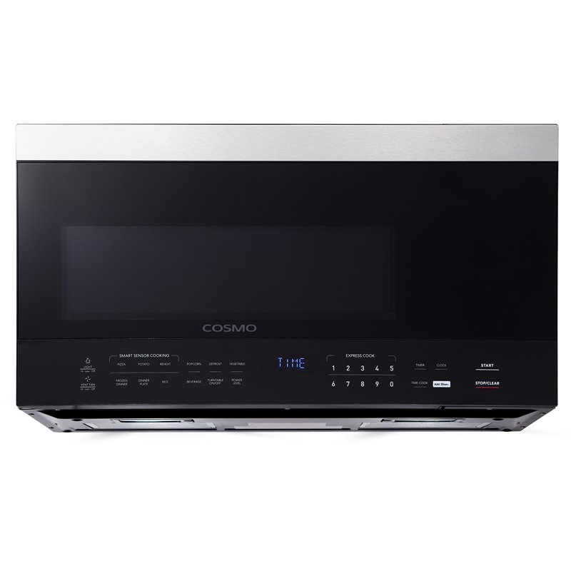 Cosmo 30 in. Drop-In Cooktop & Over-the-Range Microwave Oven with Vent Fan Set