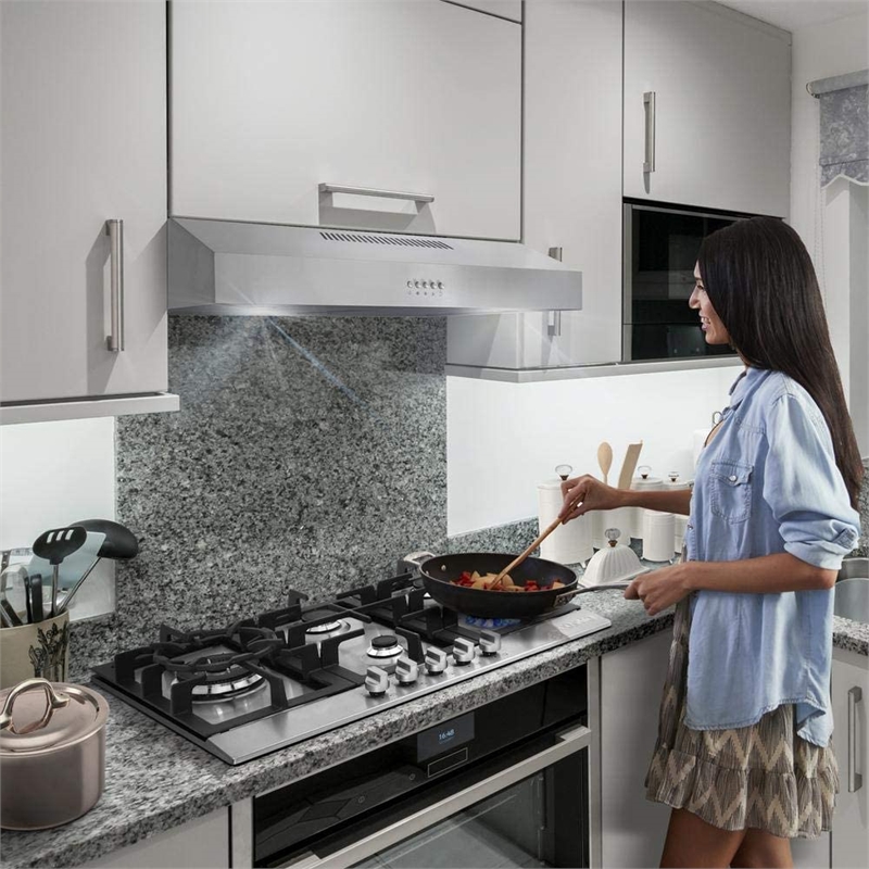 Cosmo 30 in. Drop-In Cooktop & Over-the-Range Microwave Oven with Vent Fan Set