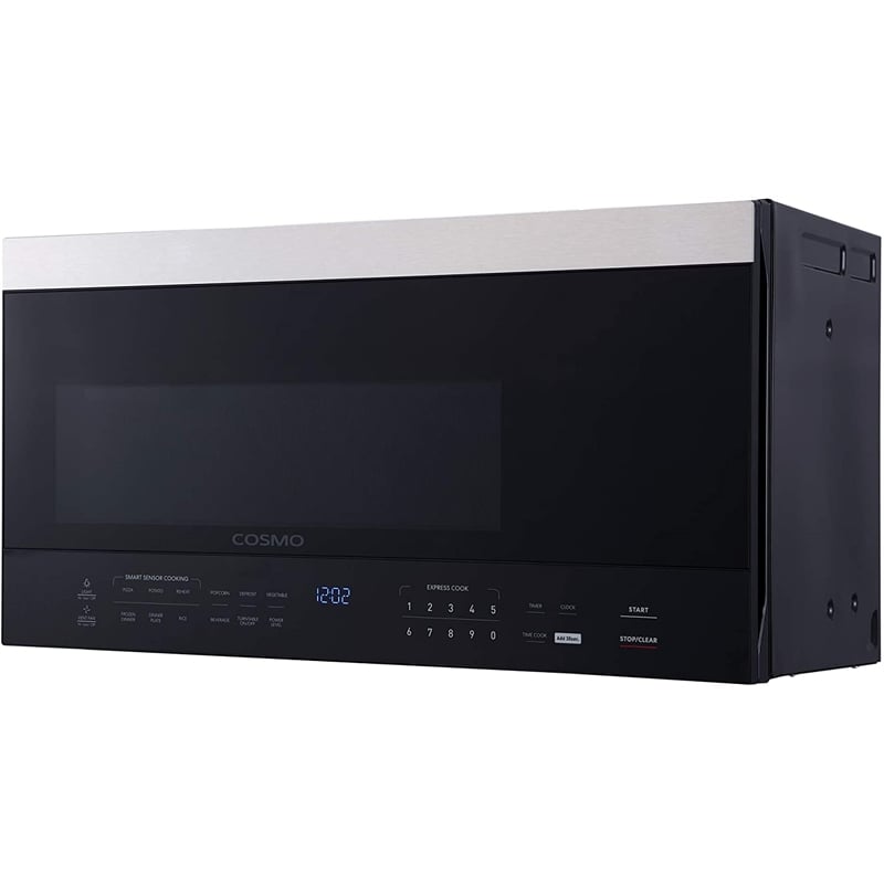 Cosmo 30 in. Drop-In Cooktop & Over-the-Range Microwave Oven with Vent Fan Set