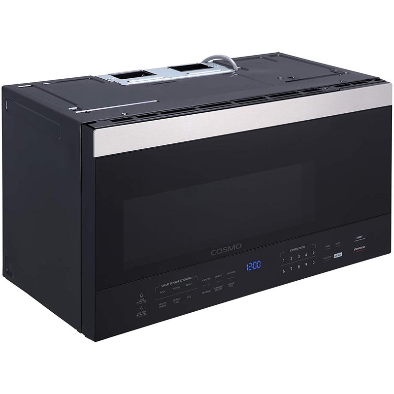 Cosmo 30 in. Drop-In Cooktop & Over-the-Range Microwave Oven with Vent Fan Set