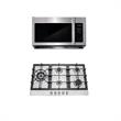Cosmo 30 in. Drop-In Cooktop & Over-the-Range Microwave Oven with Vent Fan Set