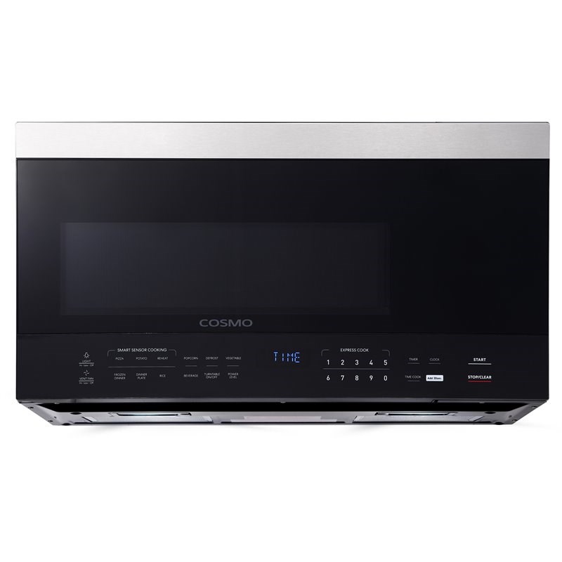 Cosmo 30 in. Drop-In Electric Ceramic Glass Cooktop & Microwave w/ Vent Fan Set