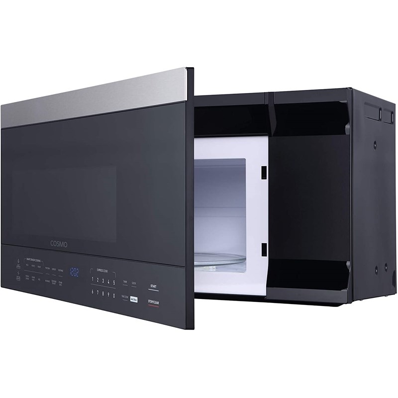 Cosmo 30 in. Drop-In Electric Ceramic Glass Cooktop & Microwave w/ Vent Fan Set