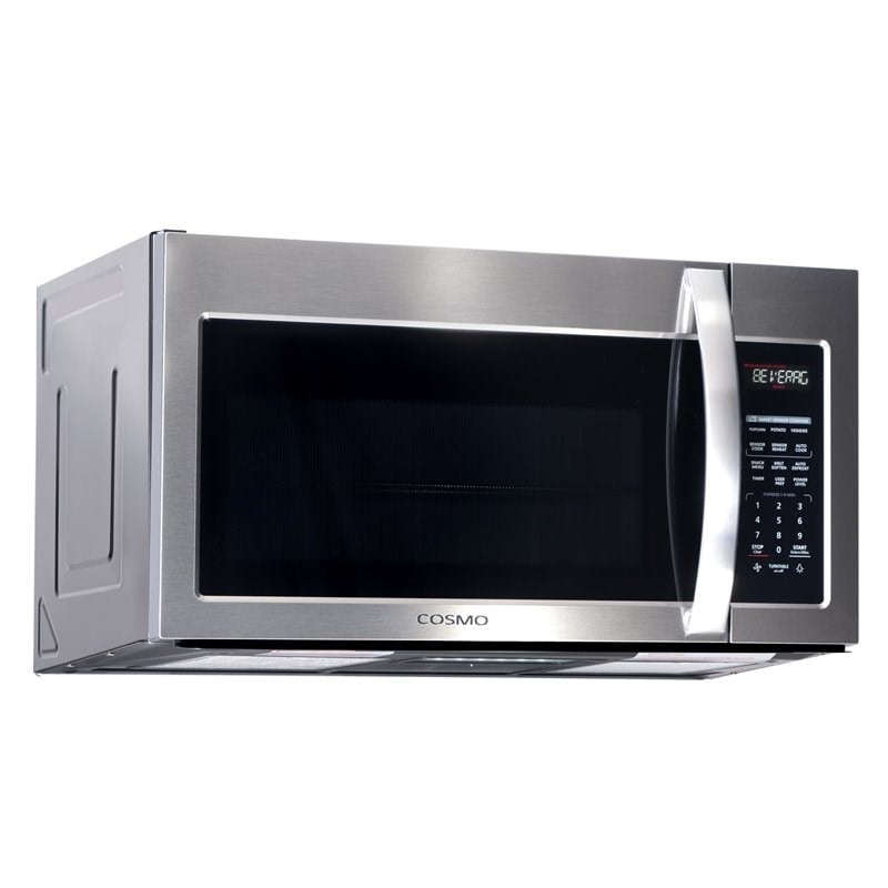 Cosmo 30 in. Drop-In Electric Ceramic Glass Cooktop & Microwave w/ Vent Fan Set
