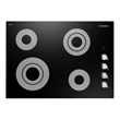 Cosmo 30 in. Drop-In Electric Ceramic Glass Cooktop & Microwave w/ Vent Fan Set