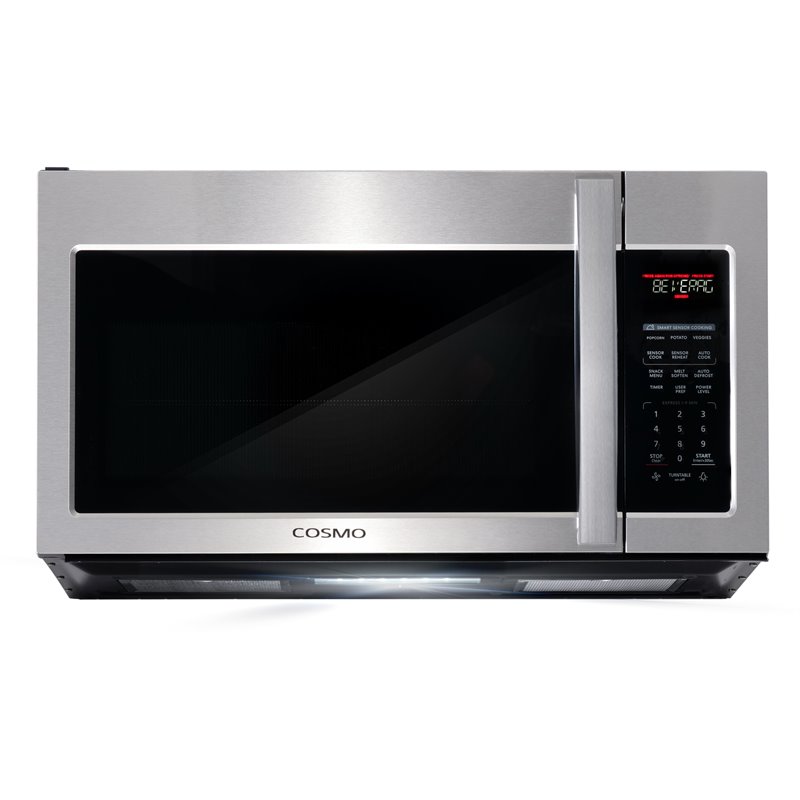 Cosmo 30 in. Gas Range & Microwave w/ Vent Fan & Dishwasher & Fridge Set