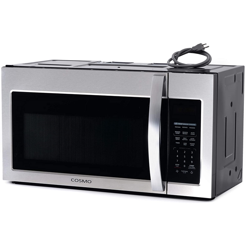 Cosmo 30 in. Gas Range & Microwave w/ Vent Fan & Dishwasher & Fridge Set