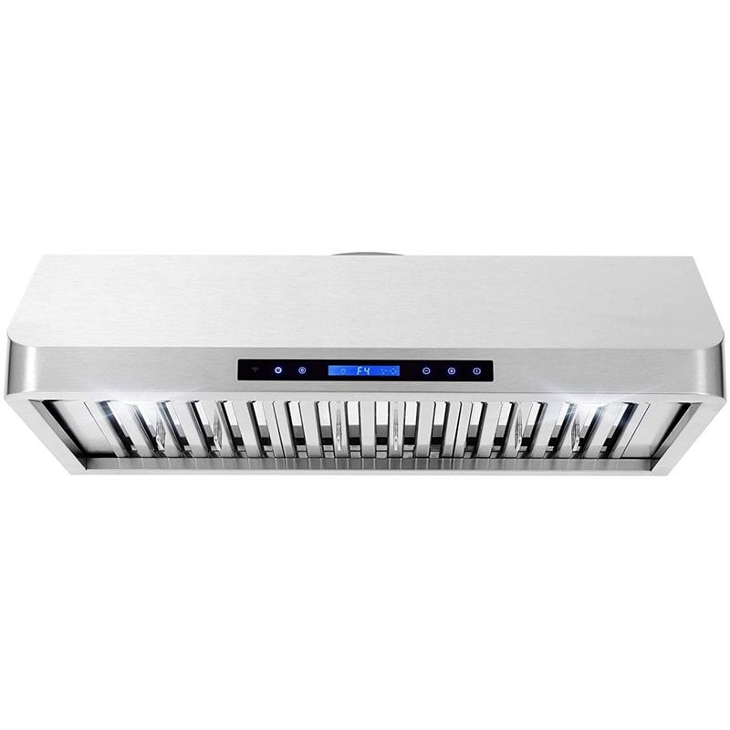 Cosmo 36 in. Dual Fuel Range & Range Hood & Dishwasher & Refrigerator Set