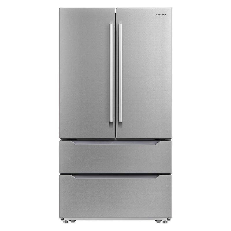 Cosmo 48 in. Double Oven Gas Range & Dishwasher & Refrigerator & Microwave Set