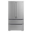Cosmo 48 in. Double Oven Gas Range & Dishwasher & Refrigerator & Microwave Set